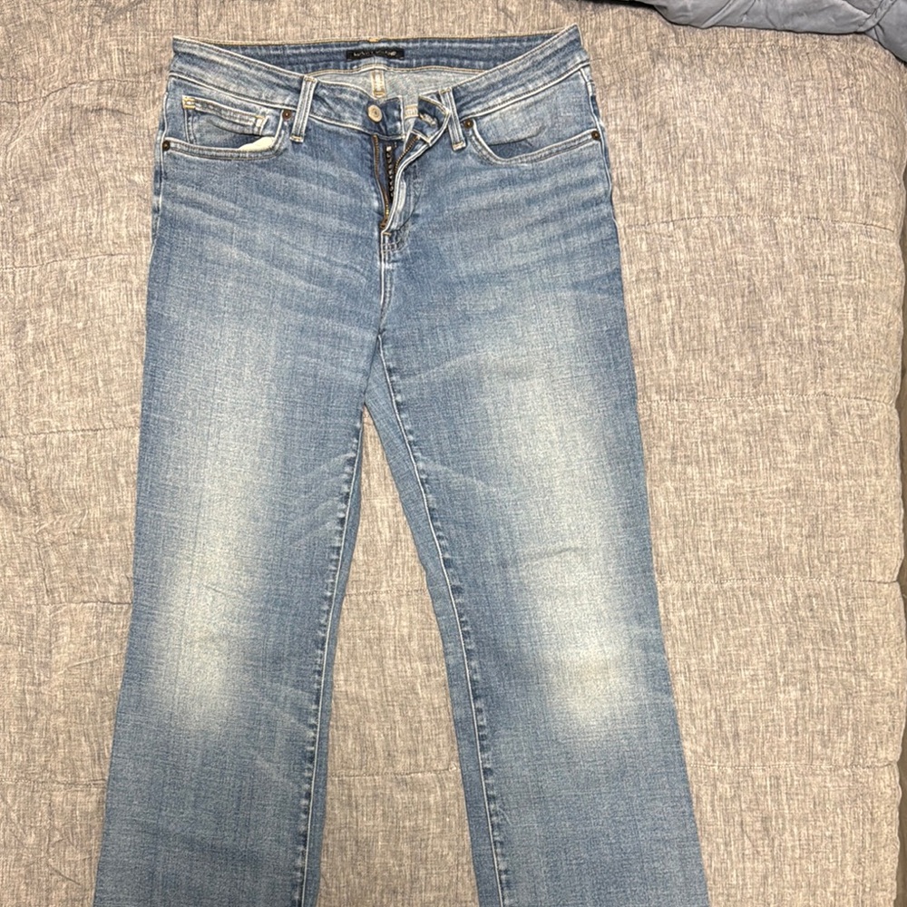 Lucky Brand Blue Flare Wide Leg Jeans